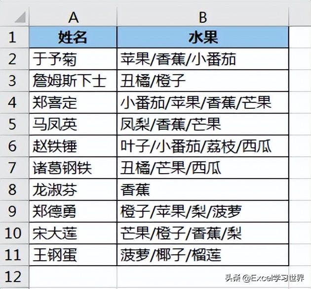 怎样拆分单元格的内容一分为二（怎样拆分单元格内容为两个单元格）